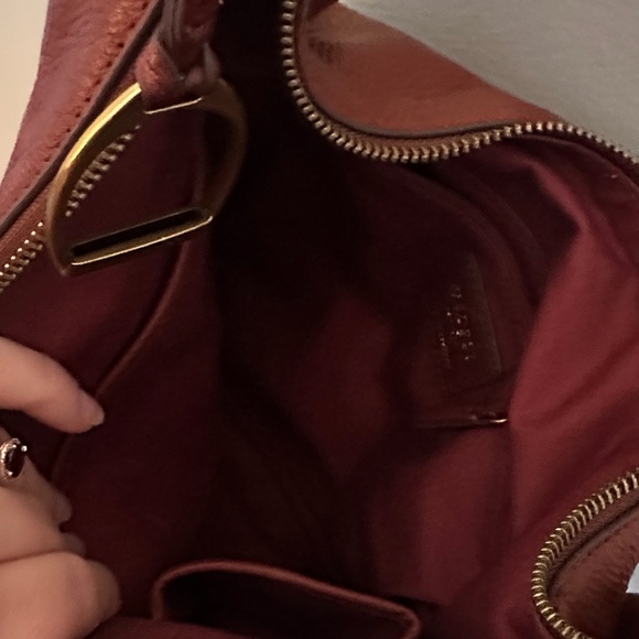 Margot Brown Real Leather Shoulder Bag - Picture 10 of 10